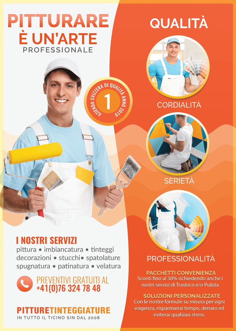 Preventivo per pitturare casa Bellinzona